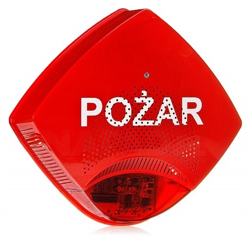 Sygnalizator przeciwpożarowy akustyczno-optyczny zewnętrzny SAOZ-Pk
